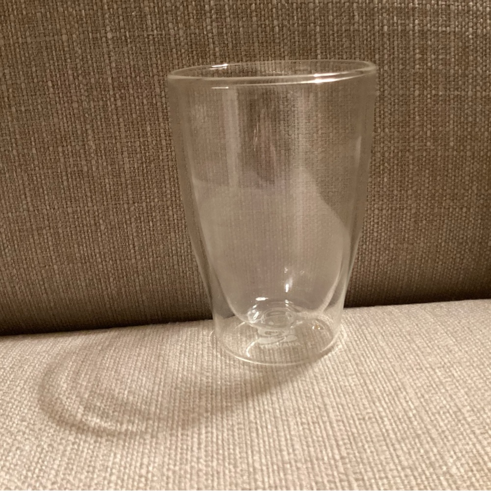 Teavana Double-wall Insulated Glass Tea Coffee Mug